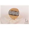 Image 1 : 14kt yellow gold with white gold setting and .90ct of full round cut white diamonds. Retail replacem