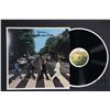 Image 2 : The Beatles Abbey Road framed LP with signatures of Ringo Starr, Paul McCartney and George Harrison,