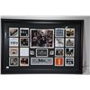 Image 1 : Framed collage of sixteen miniature Beatles album covers . Note: Not available for shipping. Local p