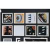 Image 2 : Framed collage of sixteen miniature Beatles album covers . Note: Not available for shipping. Local p