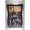 Image 1 : Framed "The Beatles and the Stones" British Invasion including photographic prints, copies of concer