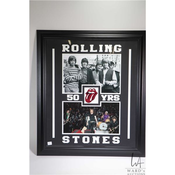 Framed 50 Yrs of the Rolling Stones photographic prints