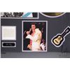 Image 3 : Framed gold LP and album cover "Elvis in Concert". Note: Not available for shipping. Local pickup on