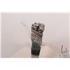 Image 2 : Ladies platinum and white diamond ring. Set with .50cts of round brilliant cut white diamonds and .1
