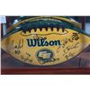 Image 2 : Team signed green and gold Edmonton Eskimos football in display case