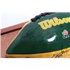 Image 4 : Team signed green and gold Edmonton Eskimos football in display case