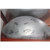 Image 3 : Team signed silver Edmonton Eskimos football in display case