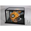 Image 1 : Team signed Edmonton Eskimos helmet in display case