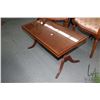 Image 2 : Three Regency mahogany parlour tables including double pedestal coffee table and pair of matching si