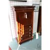 Image 1 : Semi contemporary French Empire style secretaire with drop down writing surface exposing fitted inte