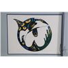 Image 2 : Two framed limited edition serigraph including a howling wolf 11/100 and a whale 6/100 both pencil s