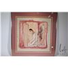 Image 3 : Framed original watercolour and ink painting of a prayer woman, signed by artist Ioyan Mani '83 ( Ma