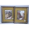 Image 1 : Four hand enhanced prints both Quebec scenes '76