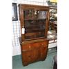 Image 1 : Vintage display cabinet with understorage 63" in height and 31" wide