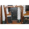 Image 2 : Set of six antique oak framed dining chairs including one carver, all with original leather upholste