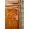Image 2 : Antique quarter cut oak stacking barristers book case cabinet including two book case section, one d