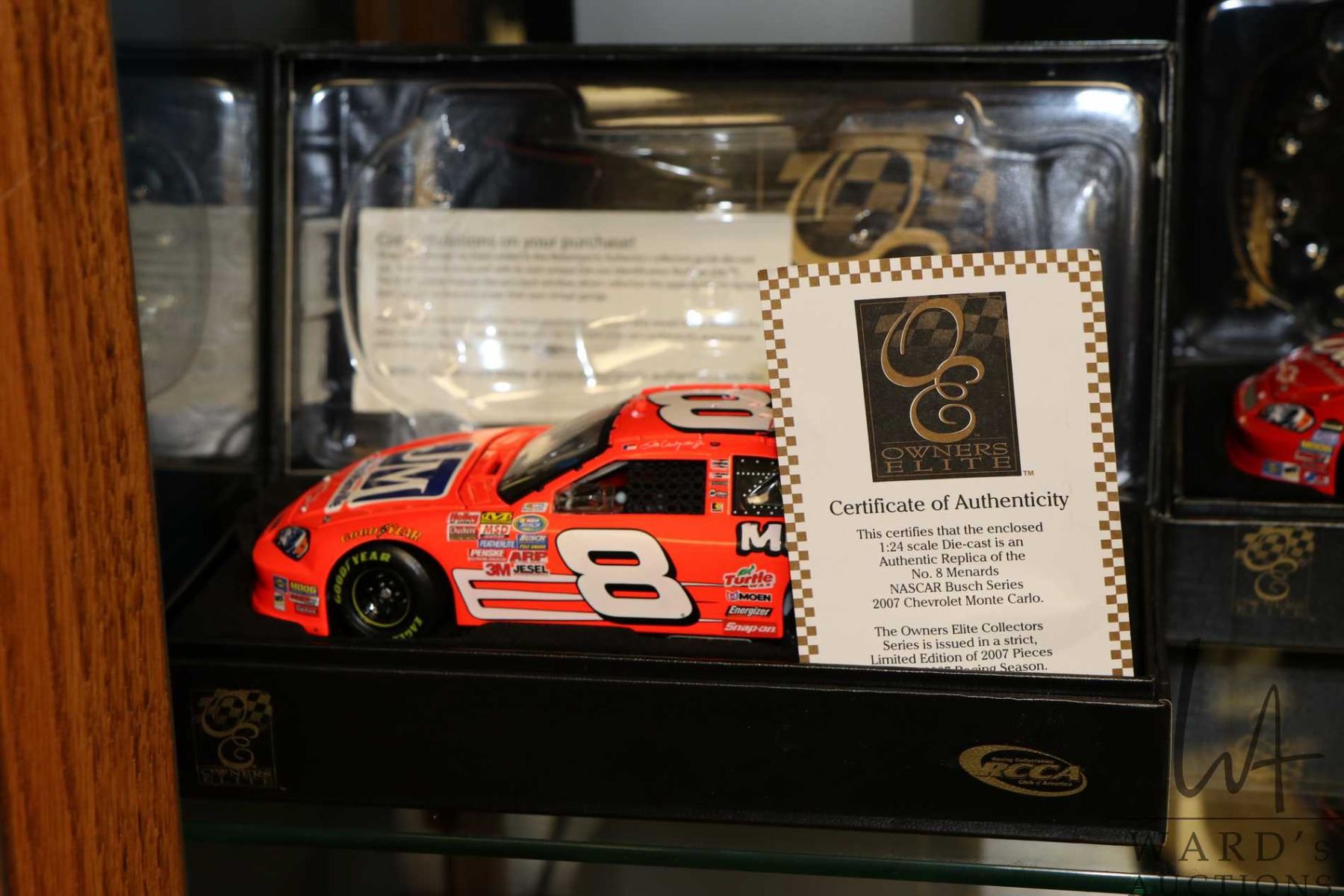 Four boxed RCCA Owner's Elite die cast limited edition car models 124