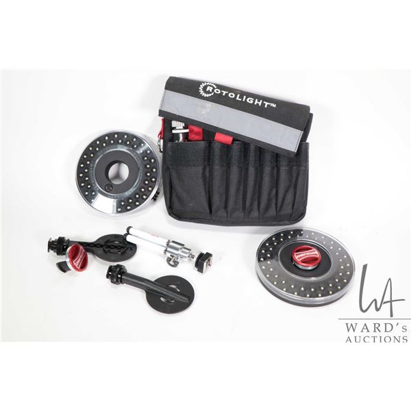 Rotolight filter Sleath RL 48 with carry case, tri-pods and add-on colour filter pack