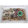 Image 1 : Tray lot of vintage and collectible jewellery including necklaces, brooches, bracelets, rings, earri