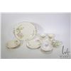 Image 1 : Selection of Paragon "Princess Margaret Rose" china including a 10 1/2" X 9" snack plate, two side p