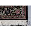 Image 2 : Quality fine weave wool area carpet with center medallion and delicately detailed floral design in c