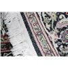 Image 3 : Quality fine weave wool area carpet with center medallion and delicately detailed floral design in c