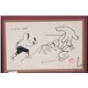 Image 3 : Two framed prints including "Polar at Bay" and "A Hunter and his Dogs" both pencil signed by artist 