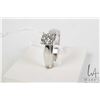 Image 1 : 14kt white gold and Canadian diamond solitaire ring, set with 0.58ct Canadian Maple Leaf diamond, la