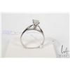 Image 2 : 14kt white gold and Canadian diamond solitaire ring, set with 0.58ct Canadian Maple Leaf diamond, la