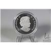 Image 2 : 2013 Canadian one hundred dollar fine silver coin "Bison Stampede" with original plastic cover and p