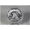 Image 1 : 2015 Canadian two hundred dollar "Canada's Rugged Mountain" fine silver coin in original plastic cas