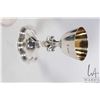 Image 2 : Antique sterling silver Victorian travel communion set including 3 3/4" chalice with gold wash bowl,