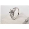 Image 1 : 18kt white gold and Canadian diamond ring, set with .55 carat Canadian brilliant cut round diamond l