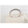 Image 2 : 19kt white gold and diamond ring set with 31 round brilliant cut white diamond. Total diamond weight