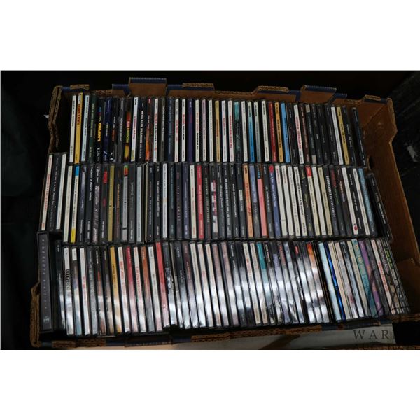 One hundred and forty two music CDs including rock, blues, modern and country. Note: Not available f