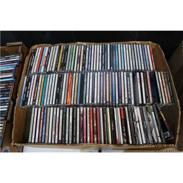 One hundred thirty five music CDs including rock, blue, modern and country