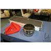 Image 1 : As new Coleman Pack-Away Camp Kitchen and a set of large camping pots