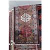 Image 1 : 100% handmade Iranian wool "Sarab" carpet runner with milk chocolate background, multiple medallions