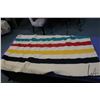 Image 1 : Vintage Hudsons Bay four point wool blanket