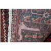 Image 3 : 100% handmade Iranian wool "Joshaghan" area carpet with red background, center medallion and overall