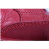 Image 13 : Pair of vintage red leather shoes marked "Louis Vuitton and Kanye West" Don red style, Size 8. Seria