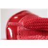 Image 18 : Pair of vintage red leather shoes marked "Louis Vuitton and Kanye West" Don red style, Size 8. Seria