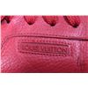 Image 26 : Pair of vintage red leather shoes marked "Louis Vuitton and Kanye West" Don red style, Size 8. Seria