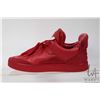 Image 4 : Pair of vintage red leather shoes marked "Louis Vuitton and Kanye West" Don red style, Size 8. Seria