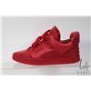 Image 9 : Pair of vintage red leather shoes marked "Louis Vuitton and Kanye West" Don red style, Size 8. Seria