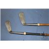 Image 2 : Two antique Scottish hickory shaft golf clubs including W.M. Gibson Star Special Jigger and a Argyle