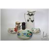 Image 1 : Selection of porcelain and china collectibles including Noritake, Royal Doulton beer mug and a Royal