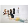 Image 1 : Selection of porcelain collectibles including Czech wall mask, Royal Winton wall pocket, a Lladro fi