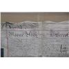 Image 2 : Framed antique indenture dated 1742, appears to be related to lot 291 with the names Fenwick Dormer 