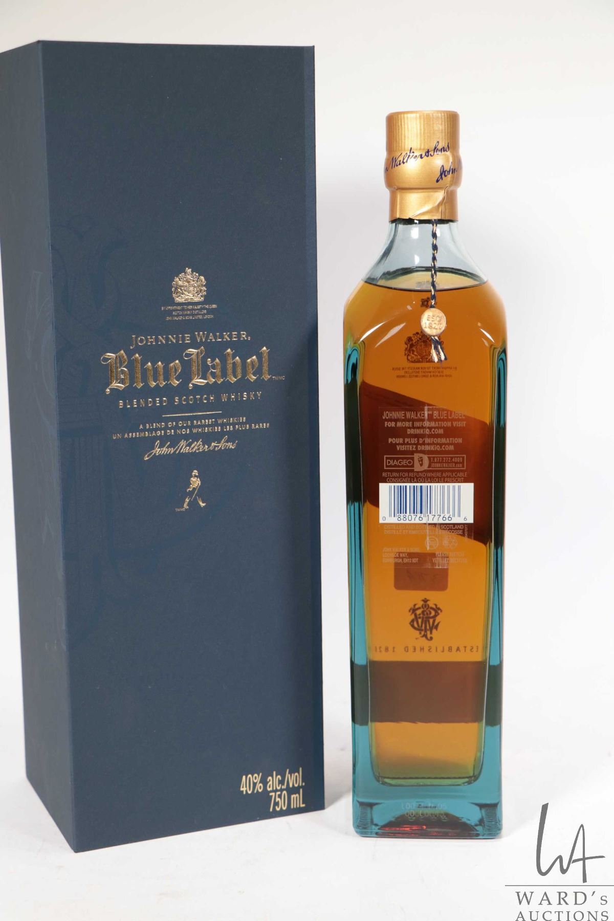 Bllue Laber Unopened boxed bottle of Johnny Walker Blue Label/ Blended Scotch ...